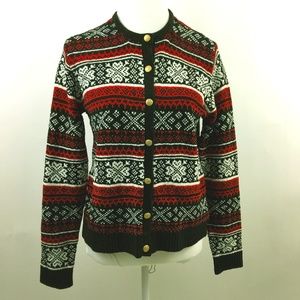 Nordic Fair Isle Chenille Sweater Size 6/8